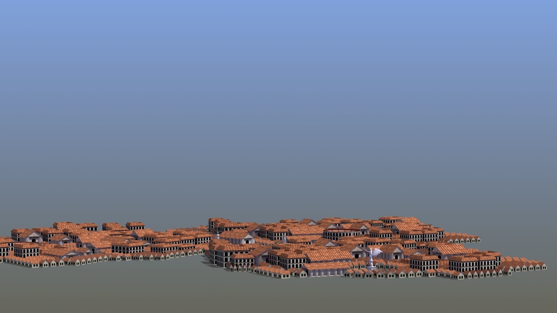Ancient City Low-poly 3D model_12