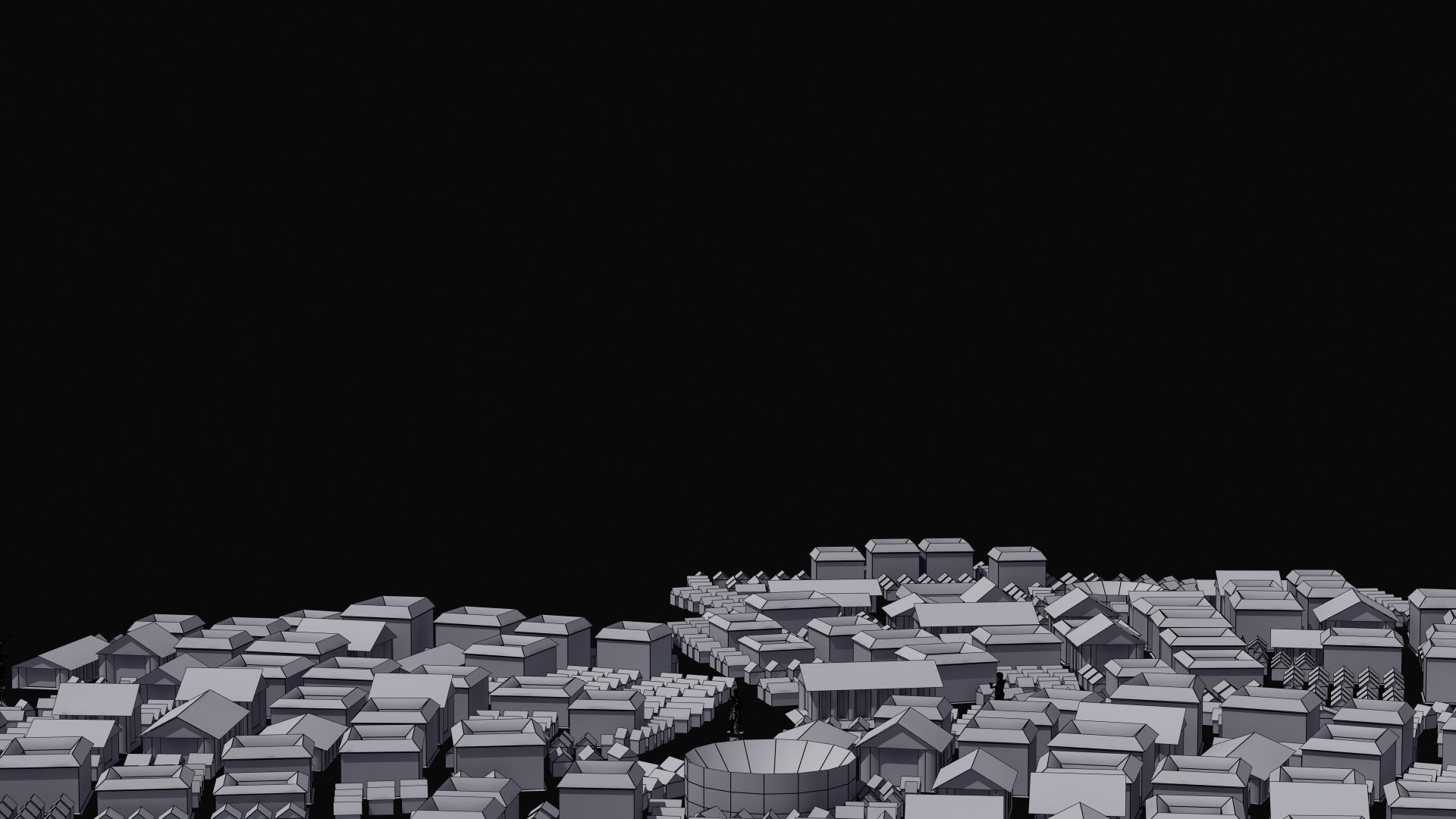 Ancient City Low-poly 3D model_37