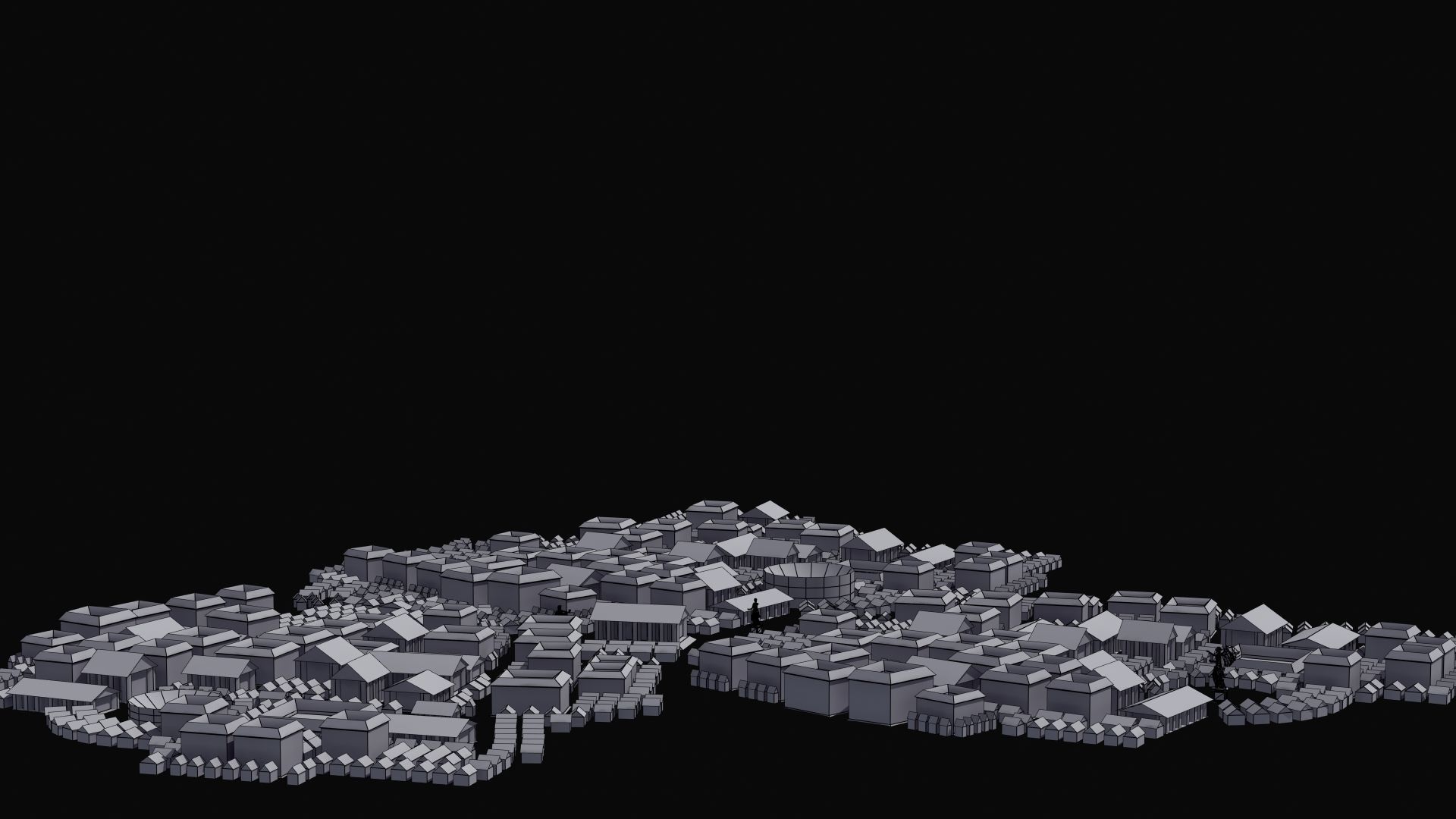 Ancient City Low-poly 3D model_45