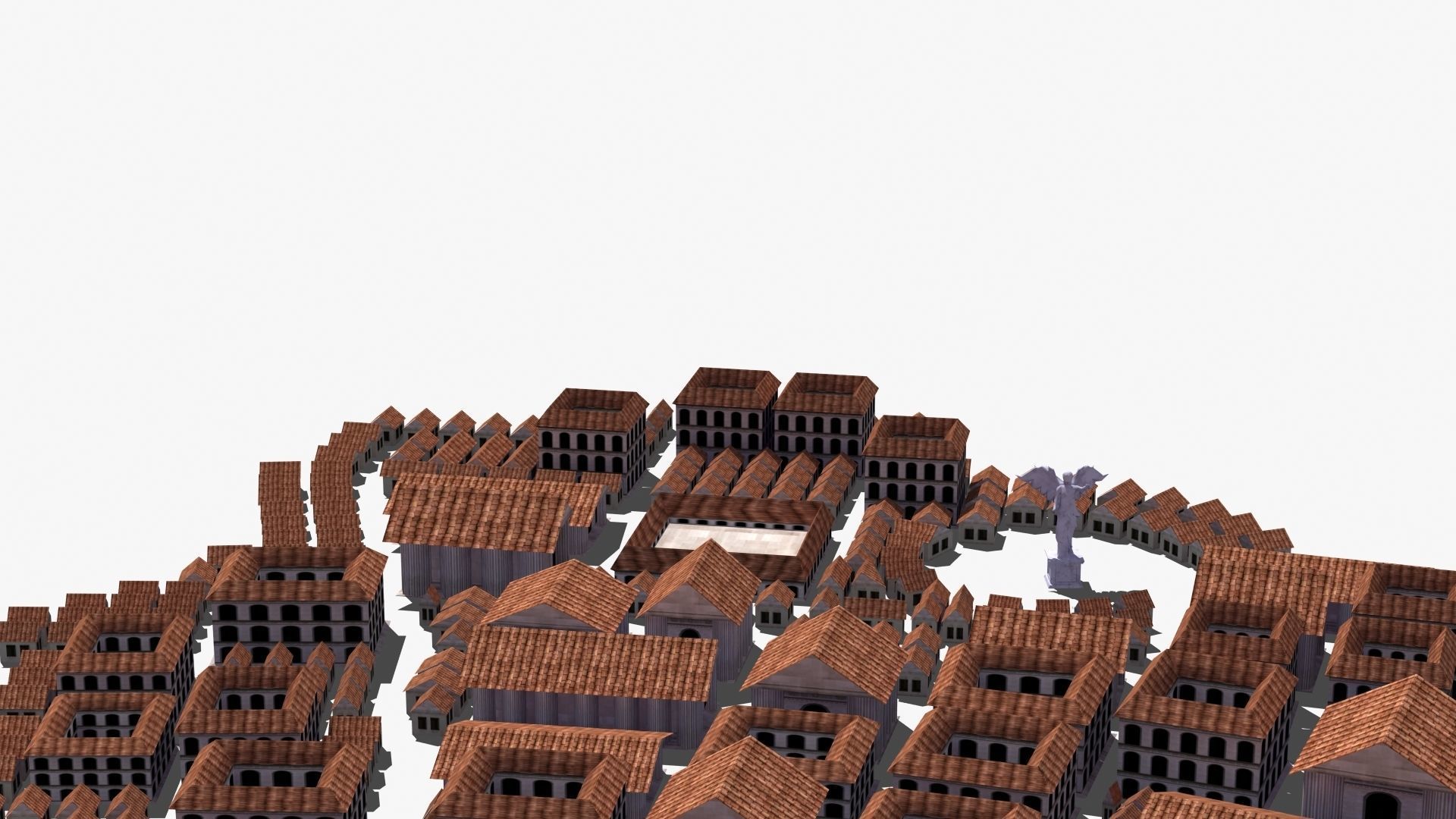 Ancient City Low-poly 3D model_24