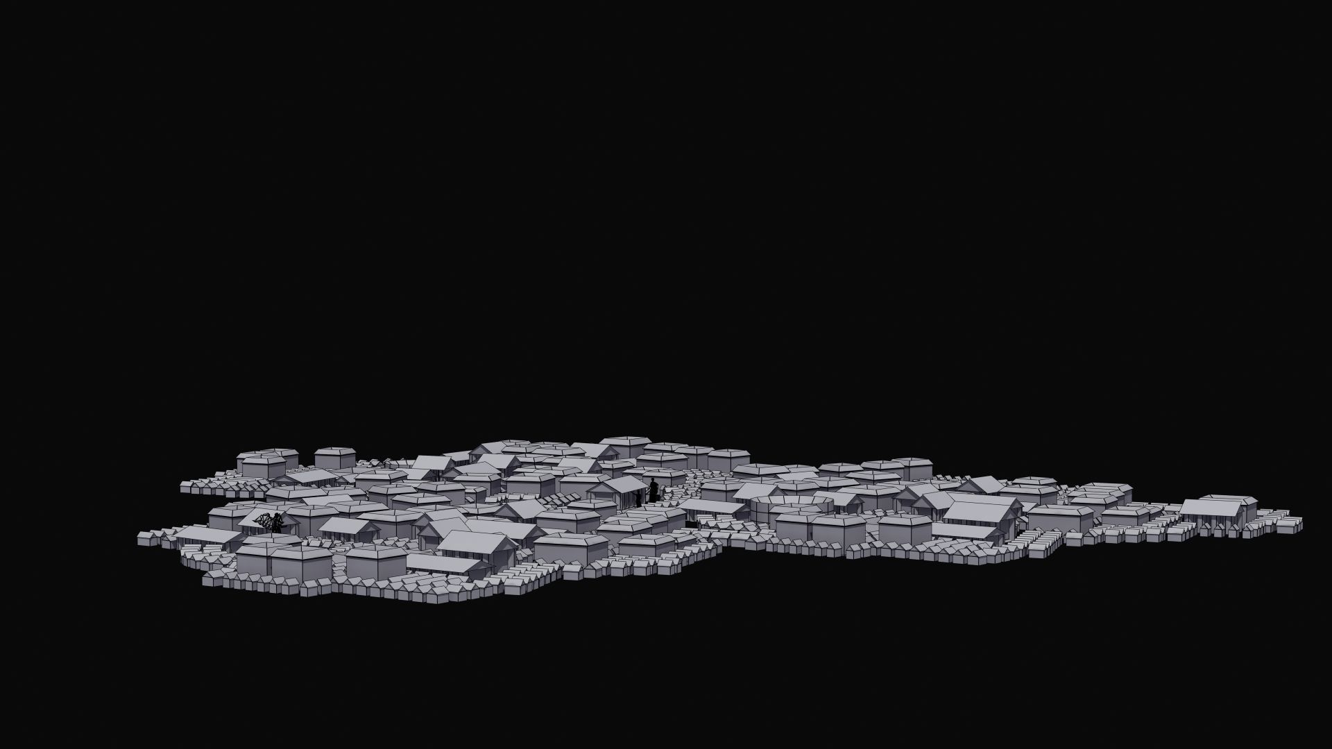 Ancient City Low-poly 3D model_50