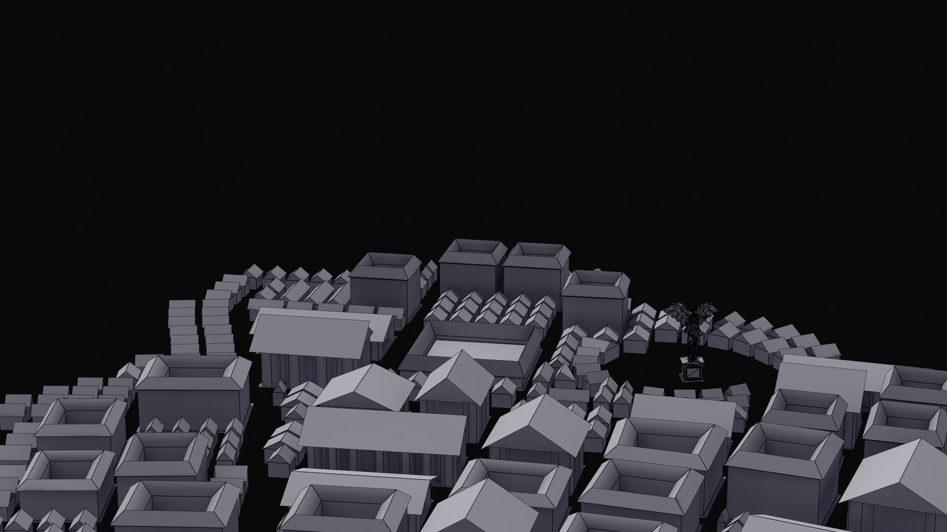 Ancient City Low-poly 3D model_41