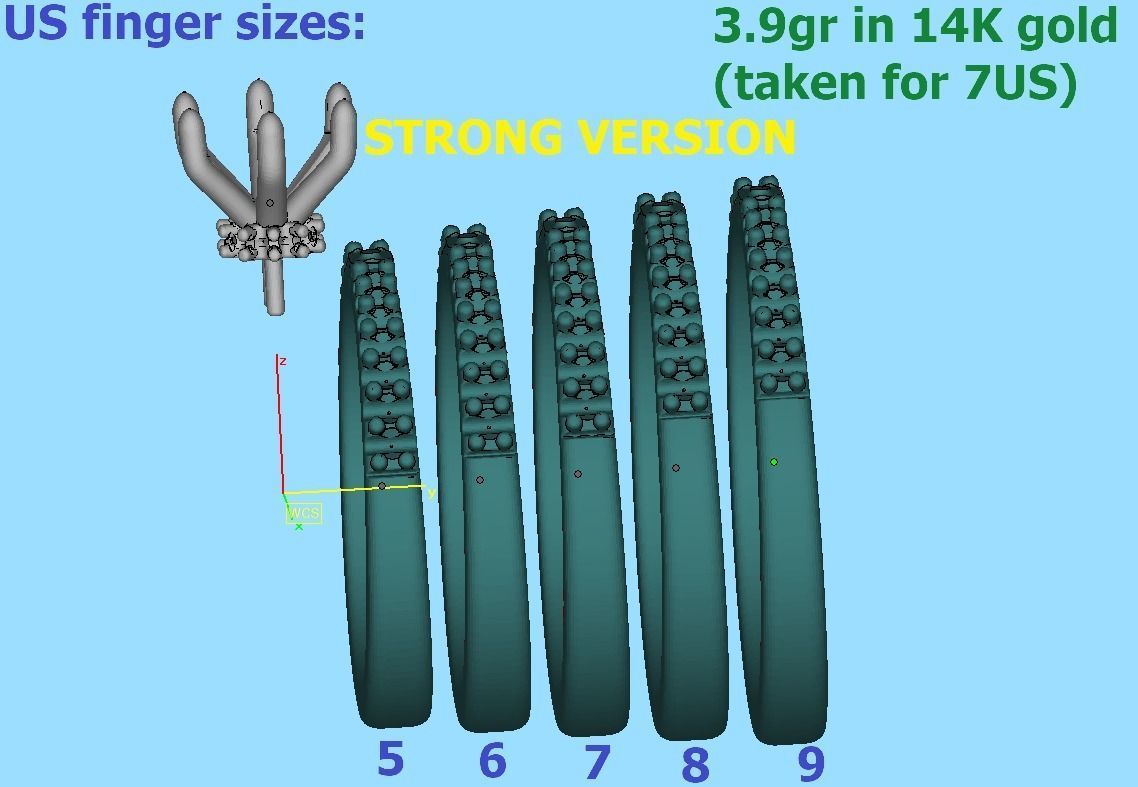 Engagement ring  1CT stone Six-prong Solitaire ring 3dmodel 3D print model_23