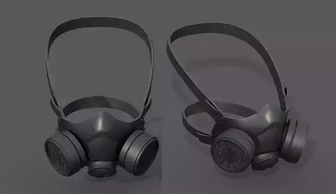 Gas mask helmet scifi futuristic technology protection 