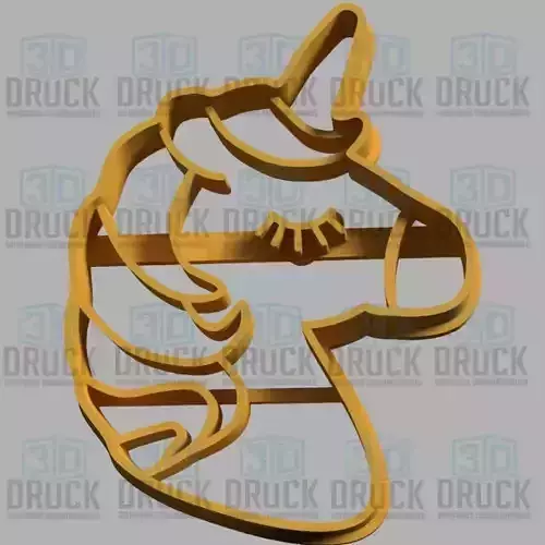 Unicorn - Unicornio Cookie Cutter