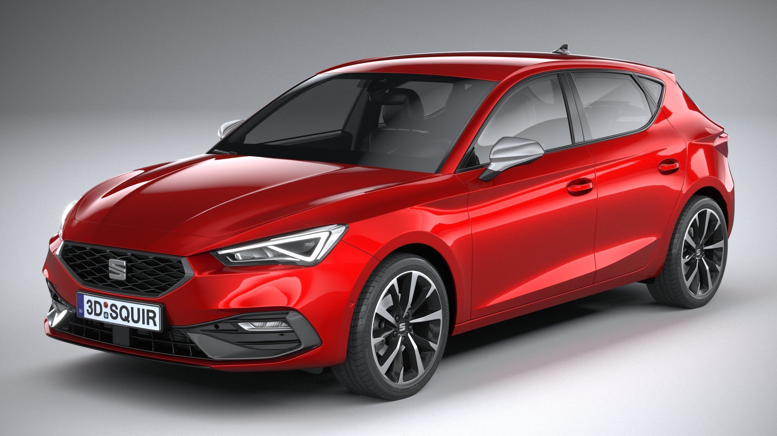 Seat Leon FR 2020 3D model_1