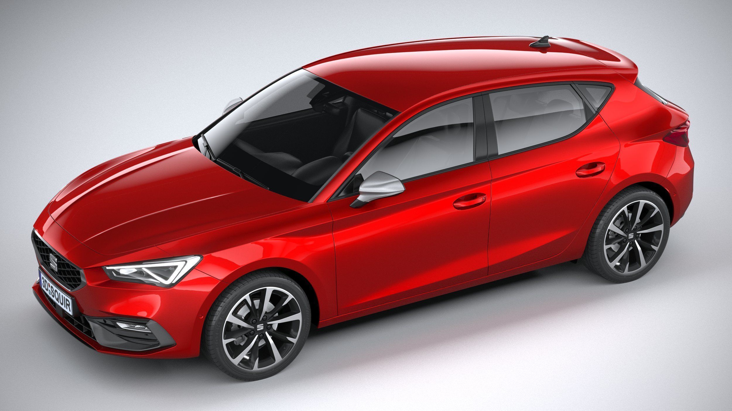 Seat Leon FR 2020 3D model_7