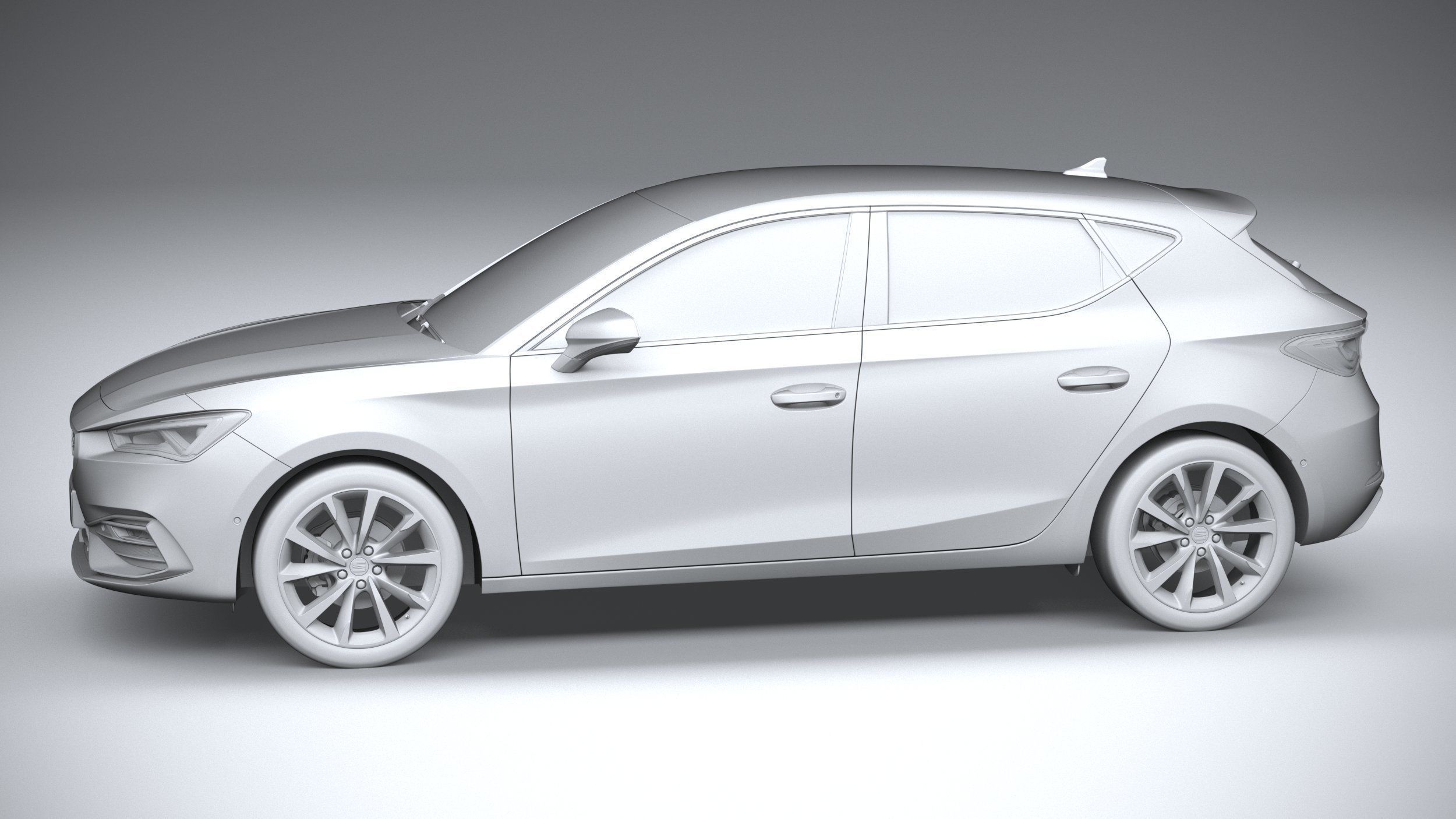 Seat Leon FR 2020 3D model_22