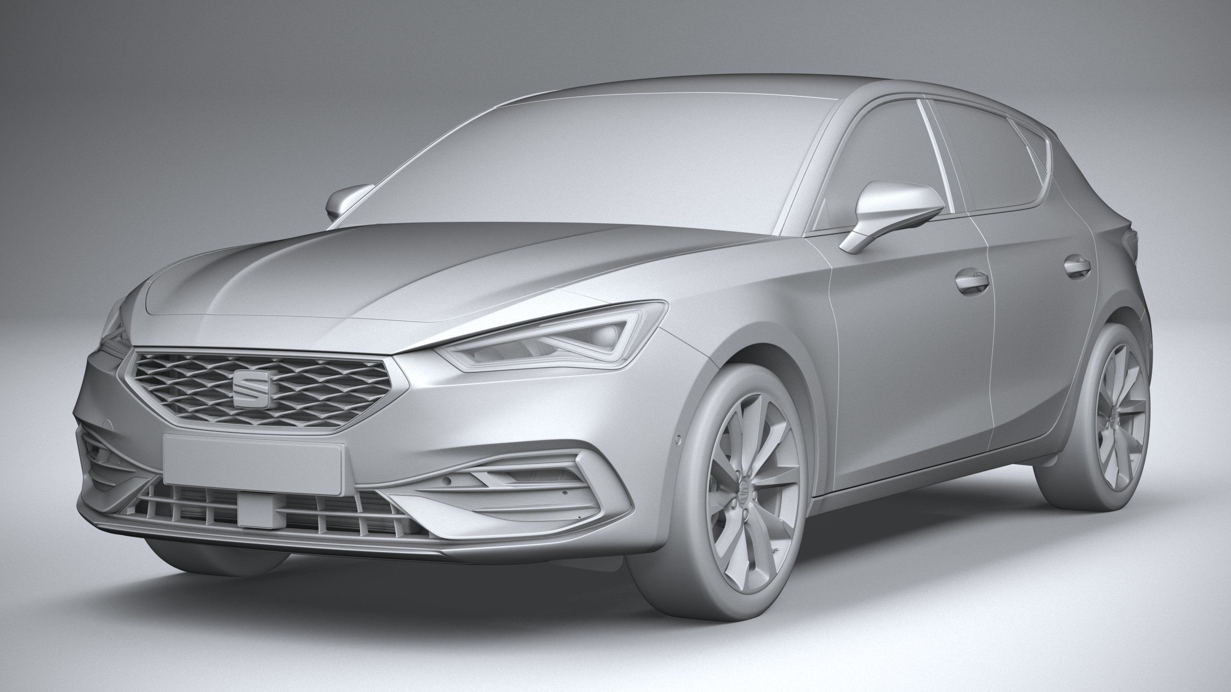 Seat Leon FR 2020 3D model_20