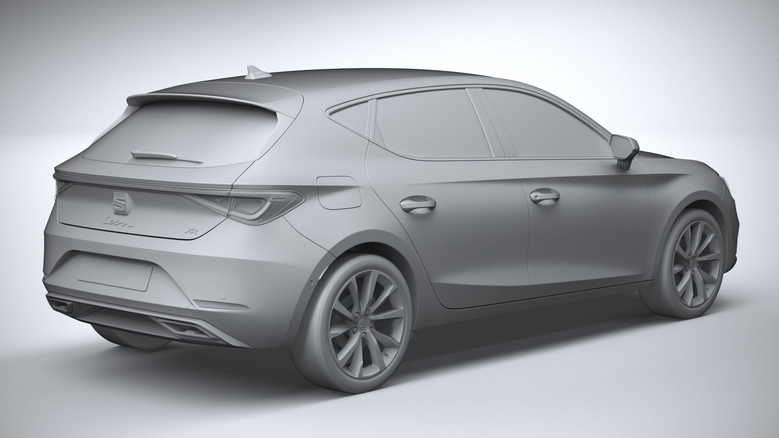 Seat Leon FR 2020 3D model_25