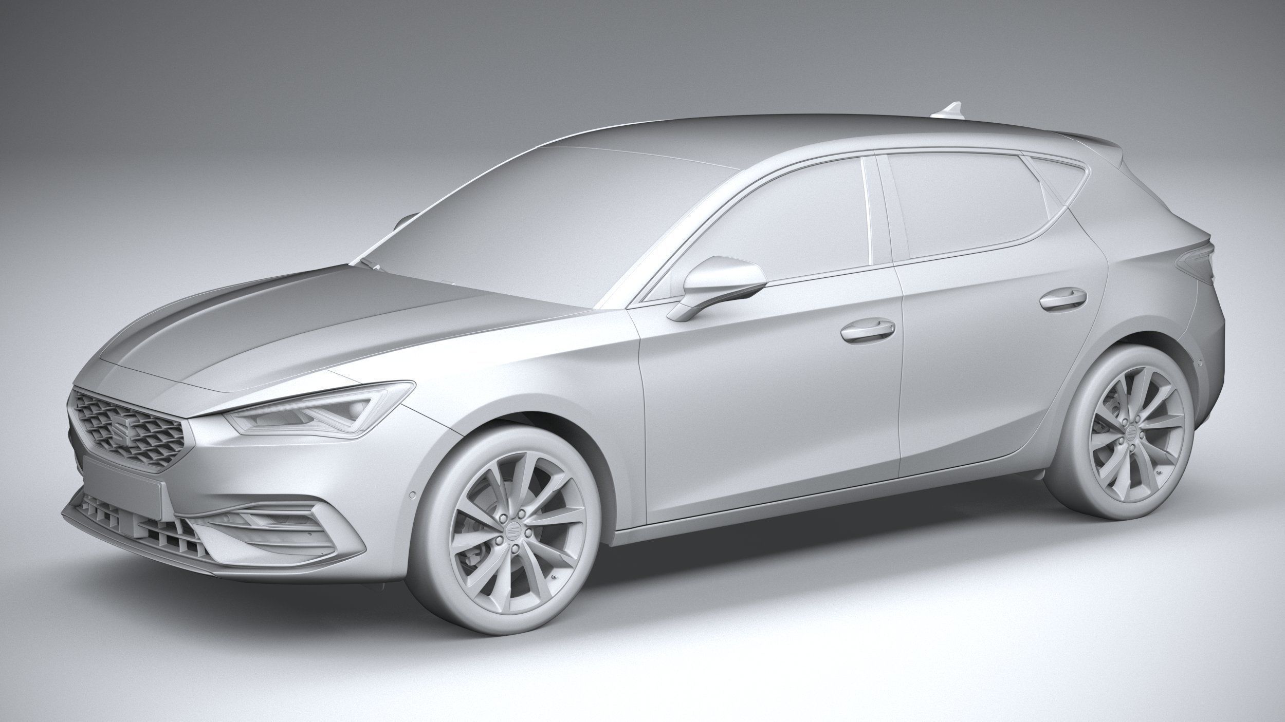 Seat Leon FR 2020 3D model_19