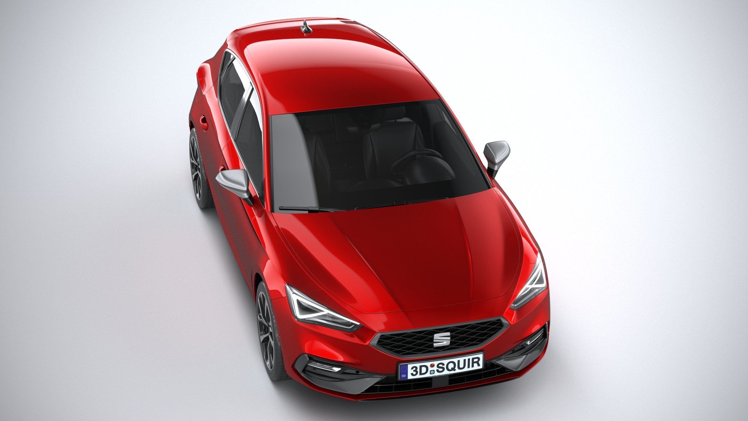 Seat Leon FR 2020 3D model_12