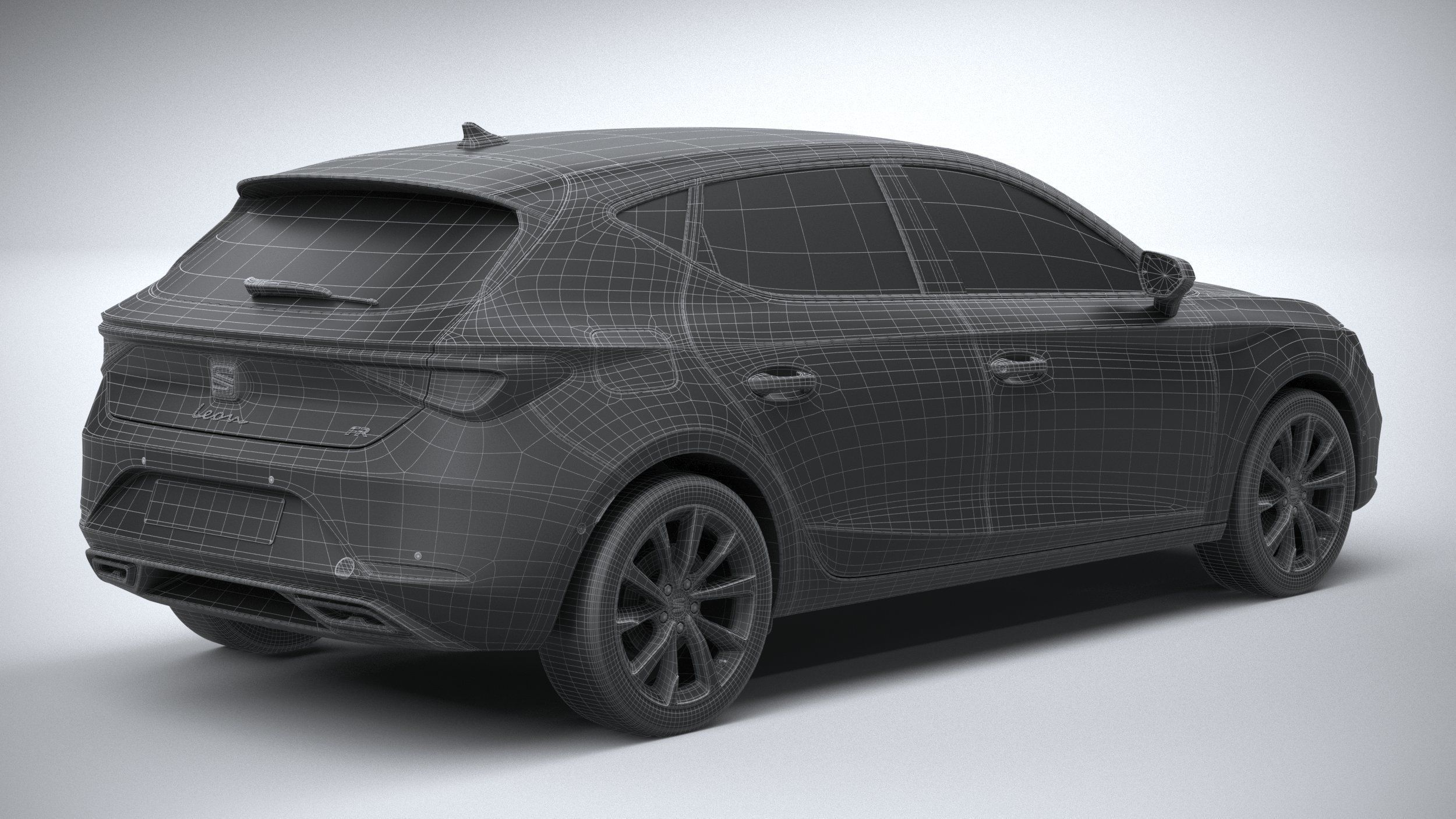 Seat Leon FR 2020 3D model_29