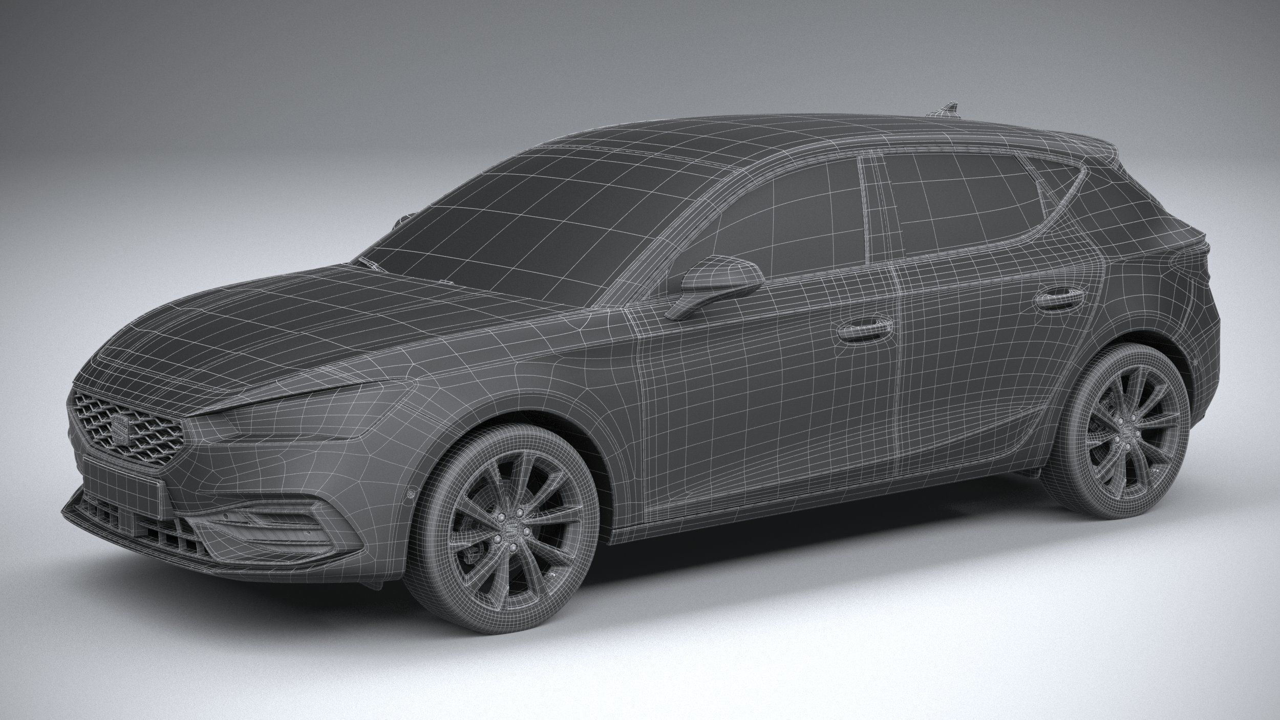 Seat Leon FR 2020 3D model_28