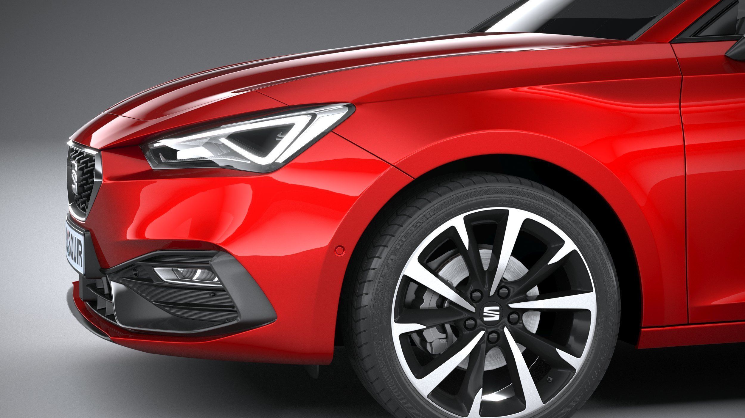 Seat Leon FR 2020 3D model_3