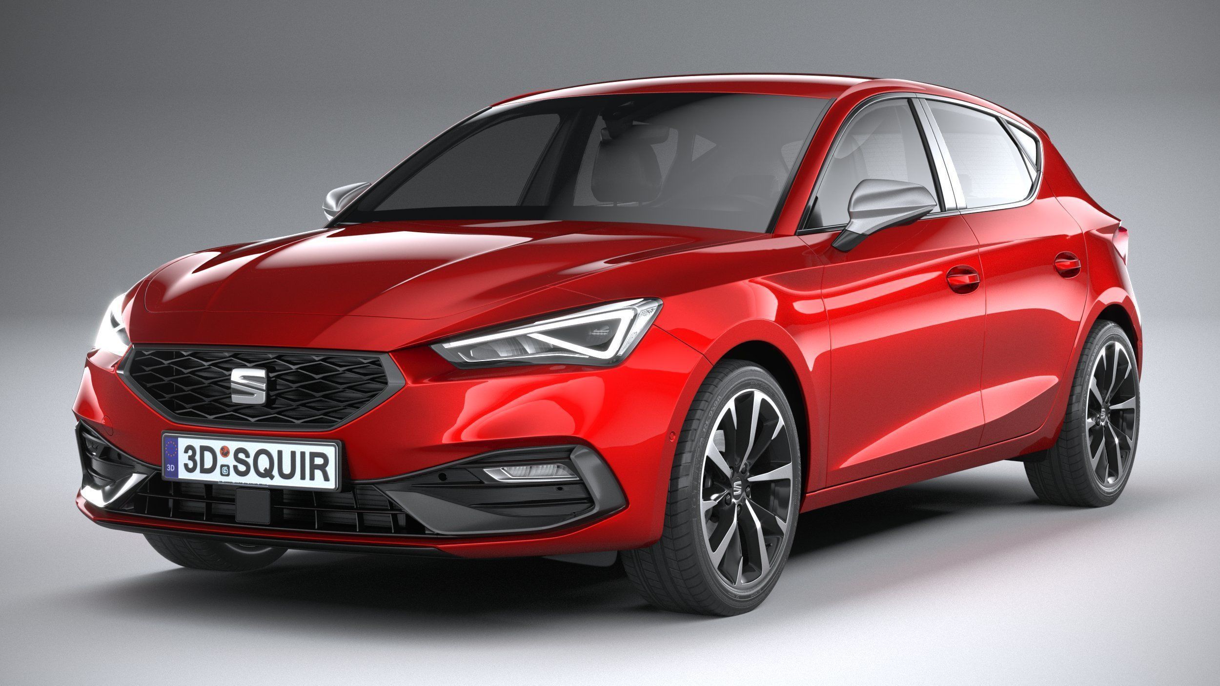 Seat Leon FR 2020 3D model_2