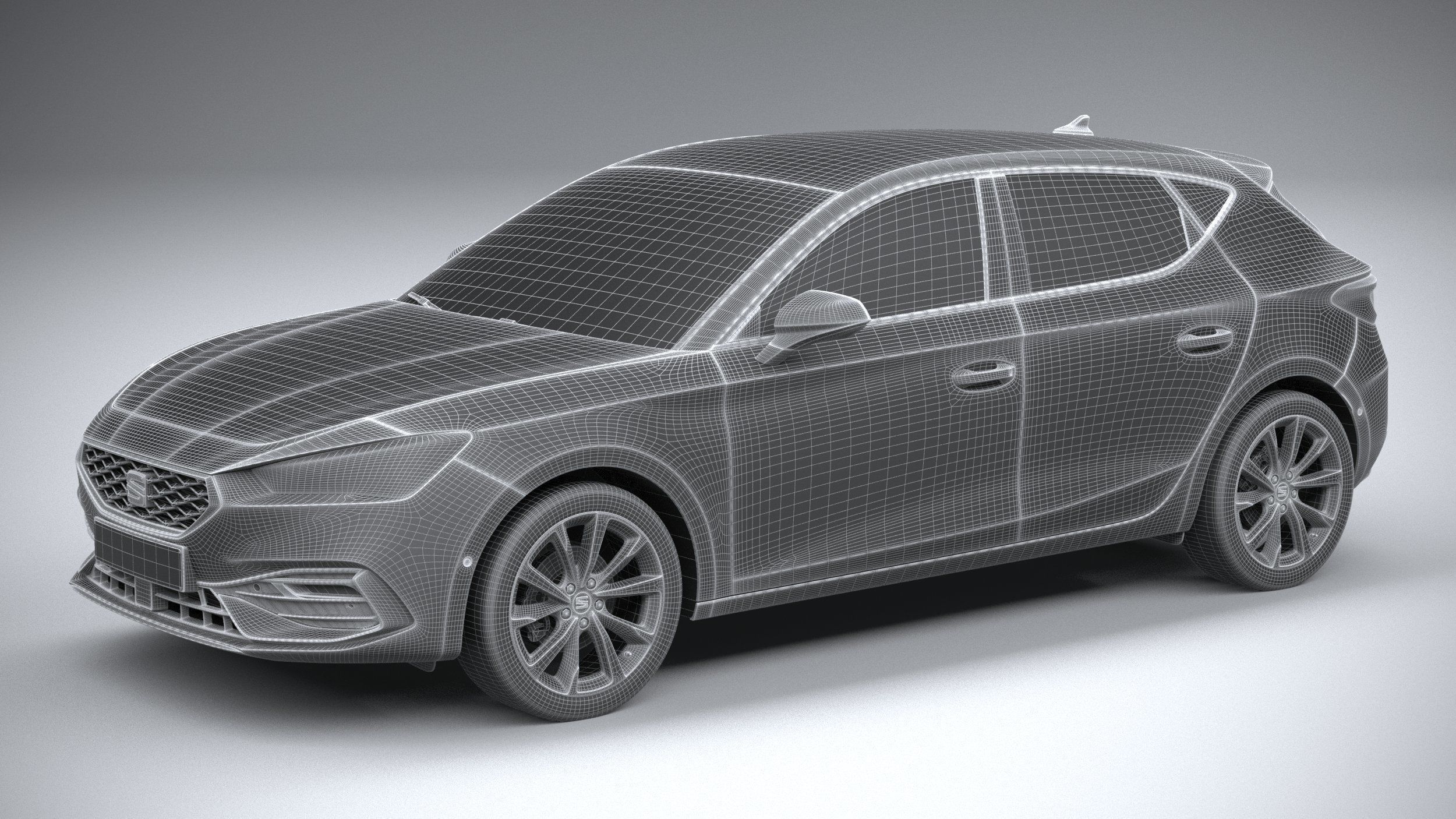 Seat Leon FR 2020 3D model_26