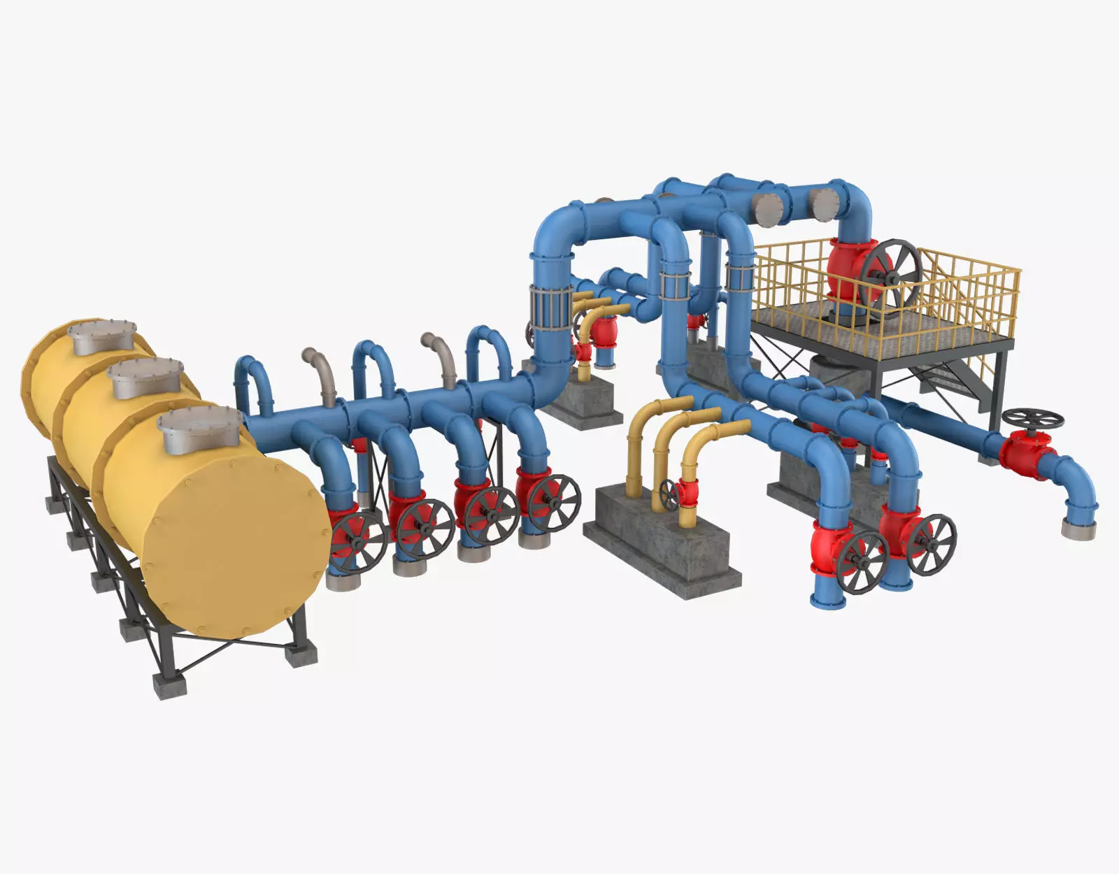 Piping System 2 3D model_0