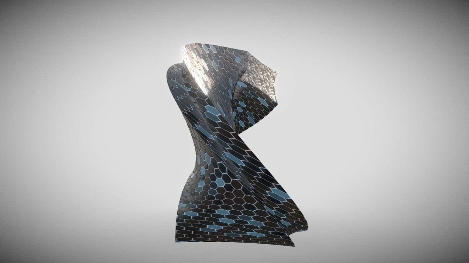 Twisted Alien Skyscraper 3D model_5