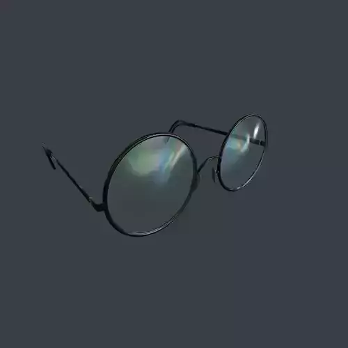 Old Glasses v2 Low-poly 3D model