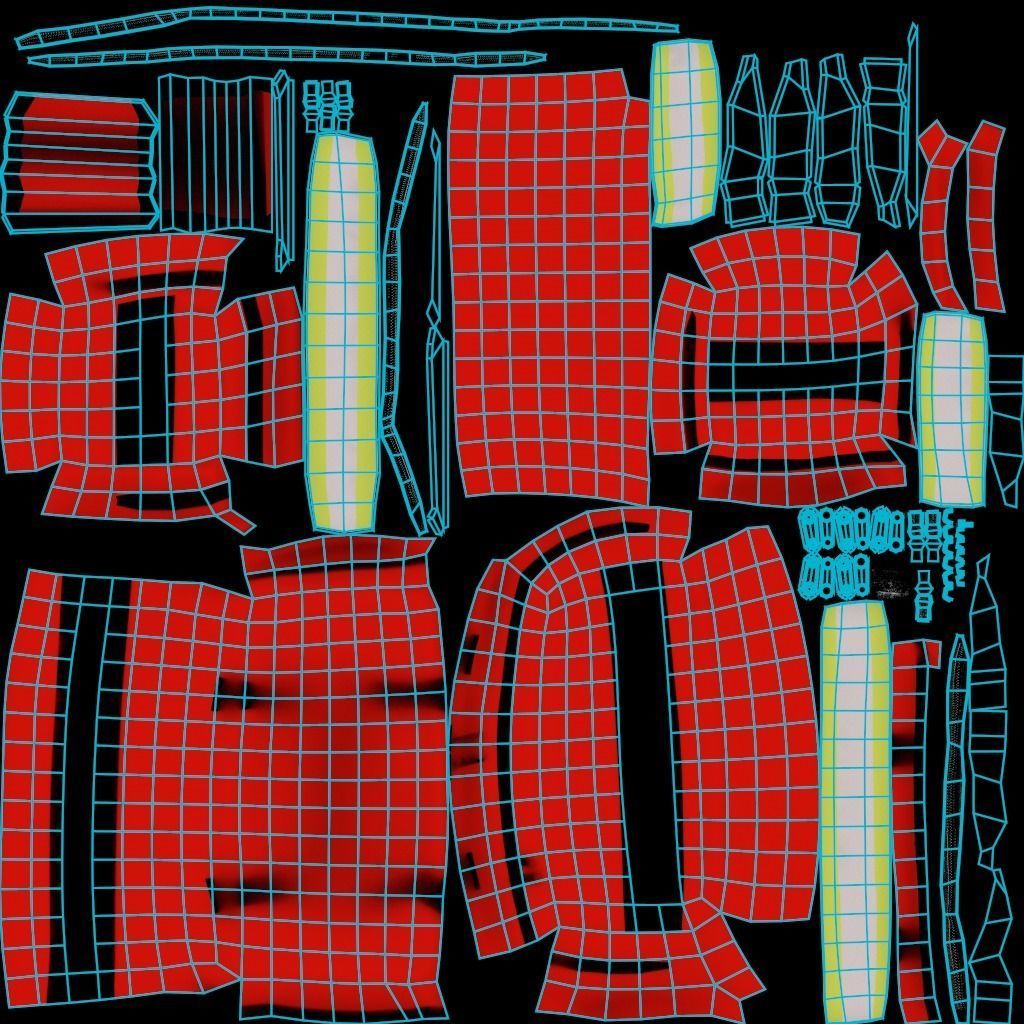 Paramedic bag Low-poly 3D model_13