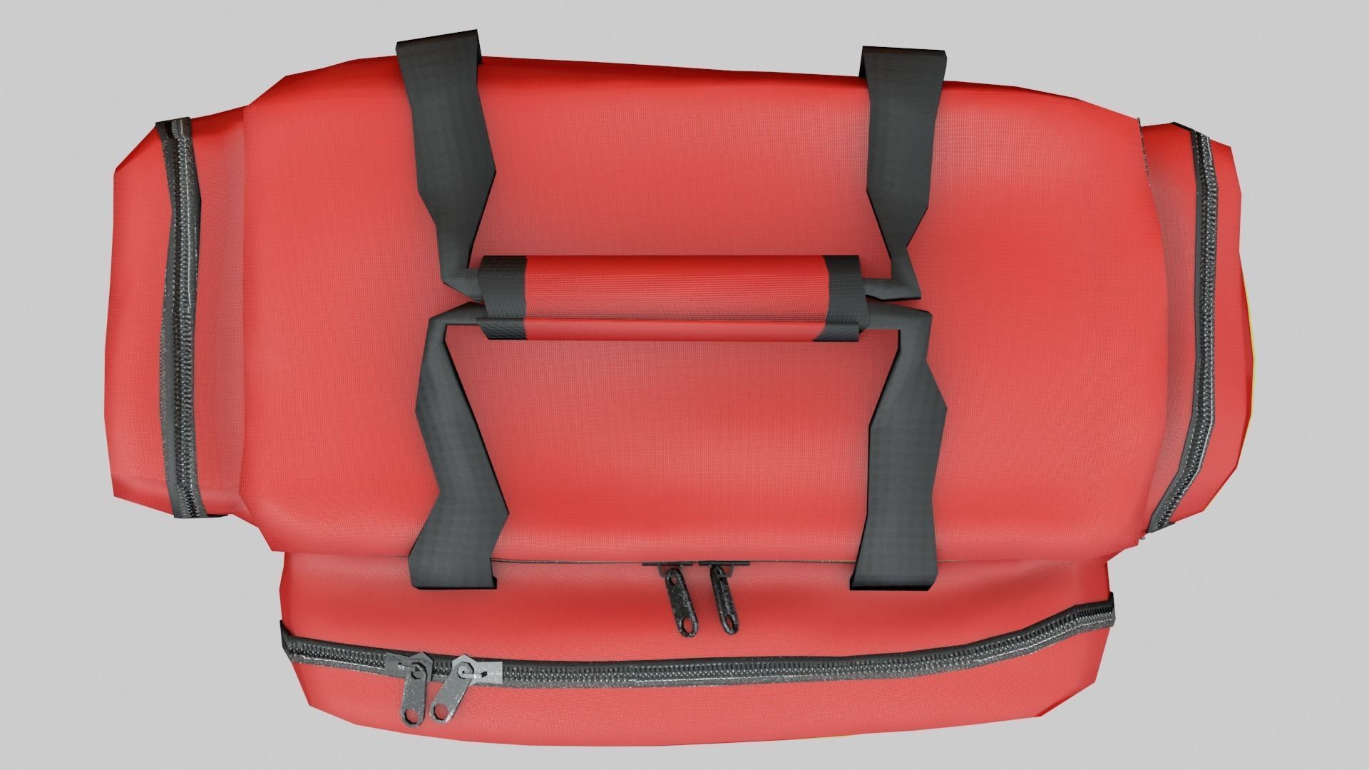 Paramedic bag Low-poly 3D model_5