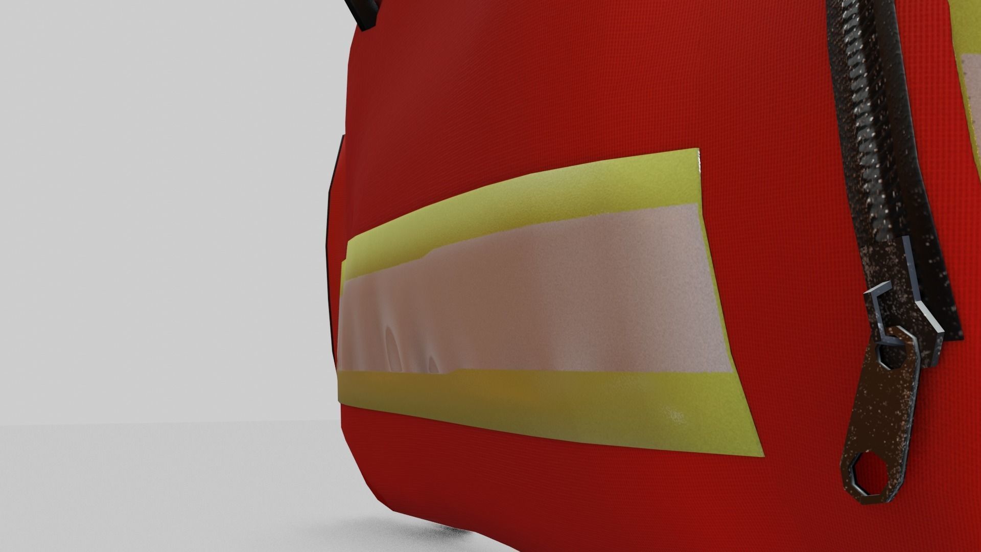 Paramedic bag Low-poly 3D model_4