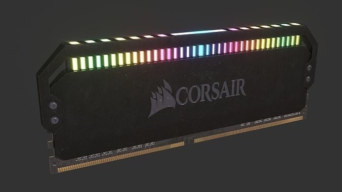 Corsair Dominator Low-poly 3D model