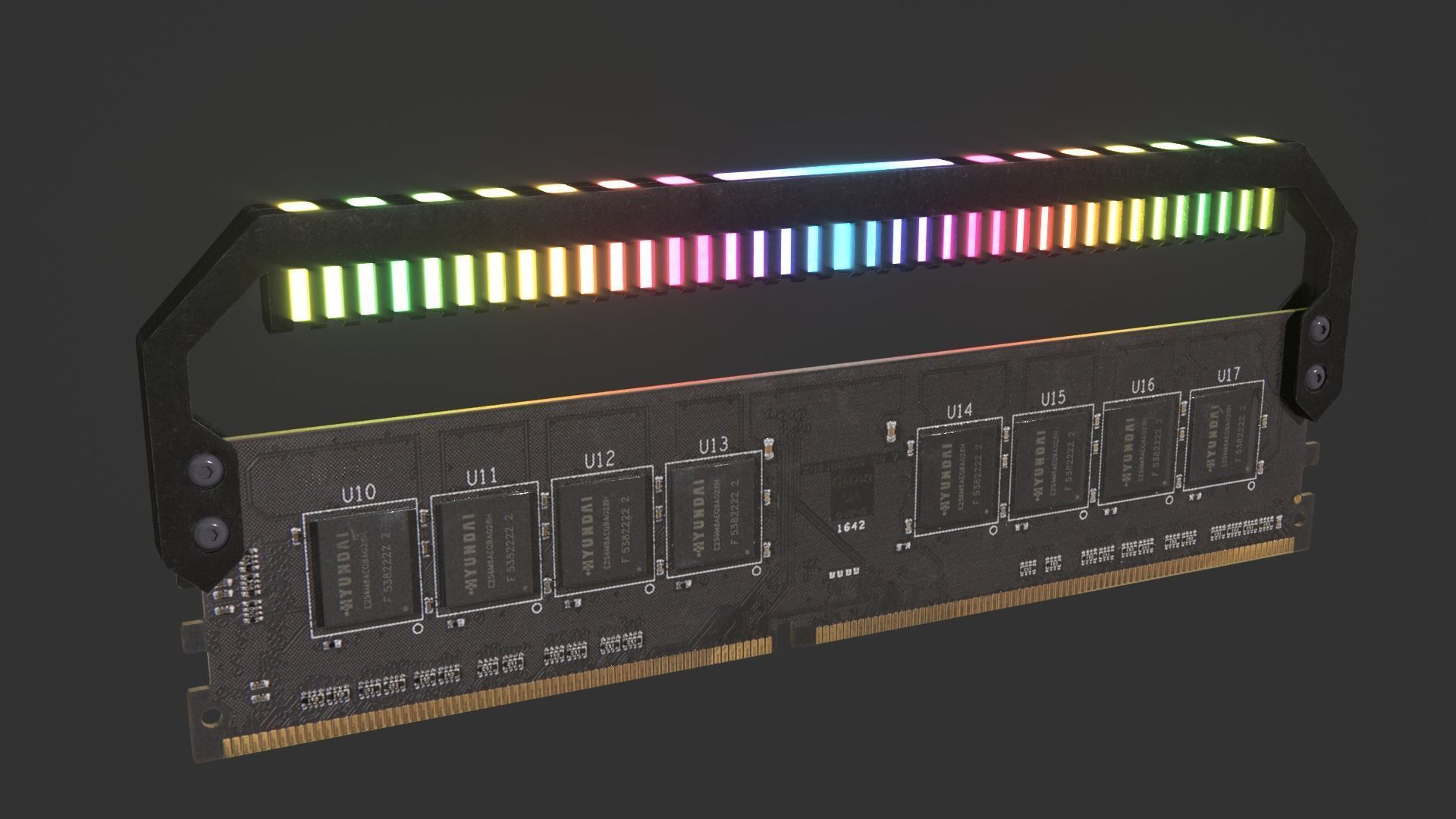 Corsair Dominator Low-poly 3D model_1