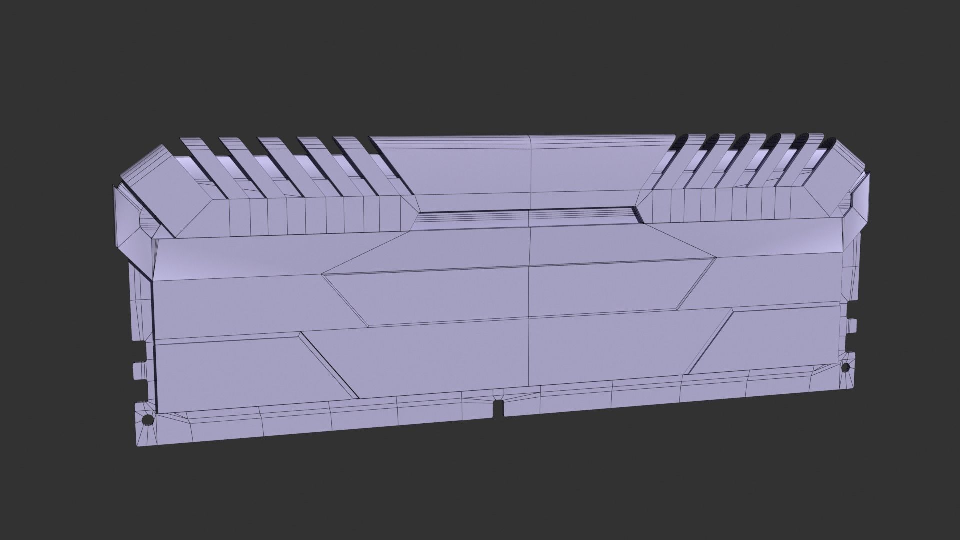 Corsair Vengeance Low-poly 3D model_3