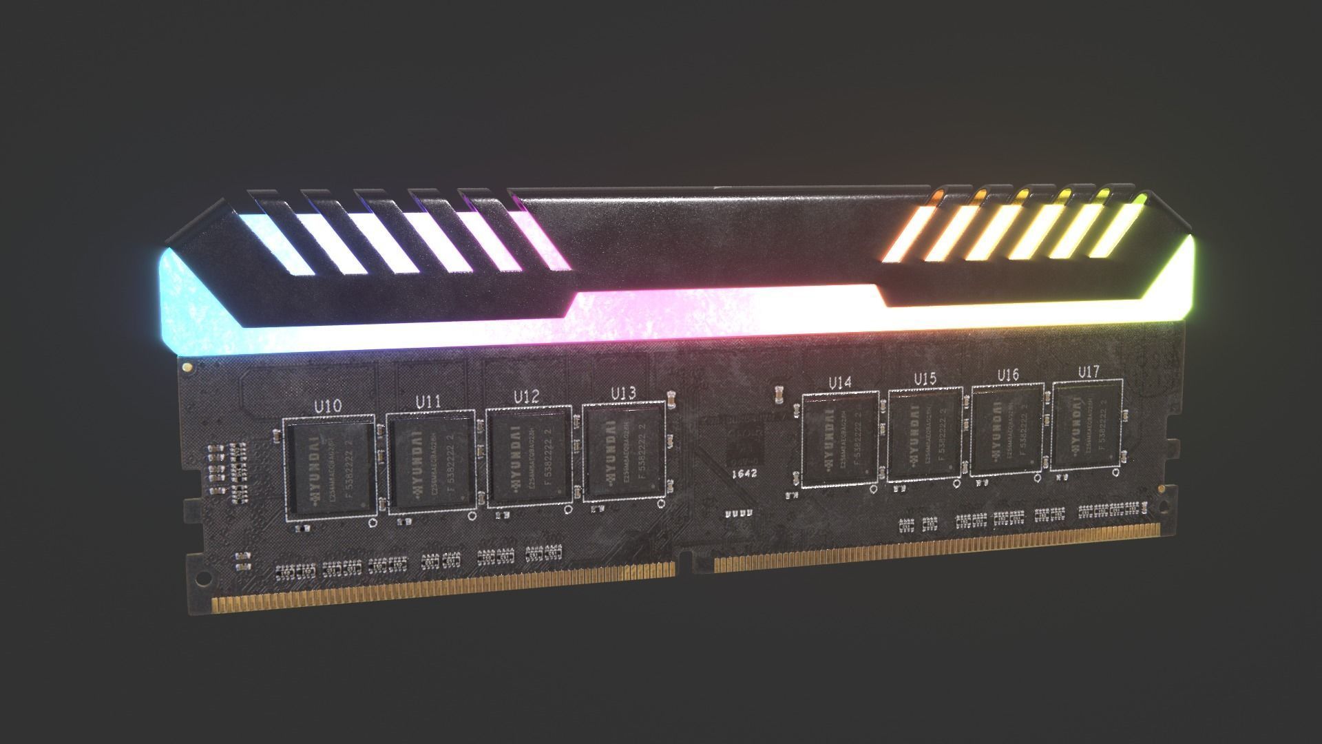 Corsair Vengeance Low-poly 3D model_2