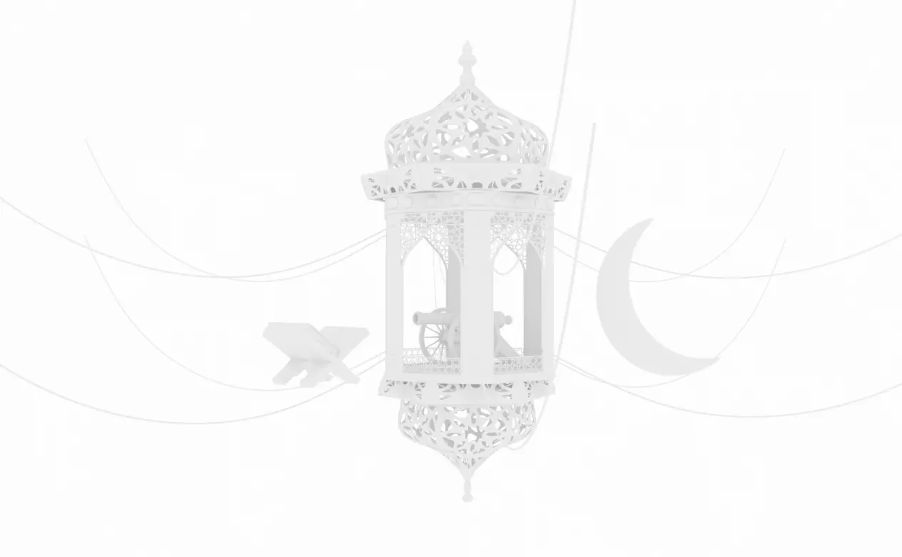 Fanoos Ramadan with 3 Accessories  Free 3D model_0