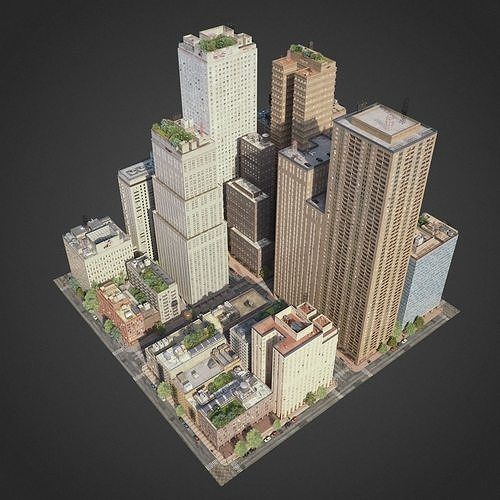 City District C13-A11 3D model 2