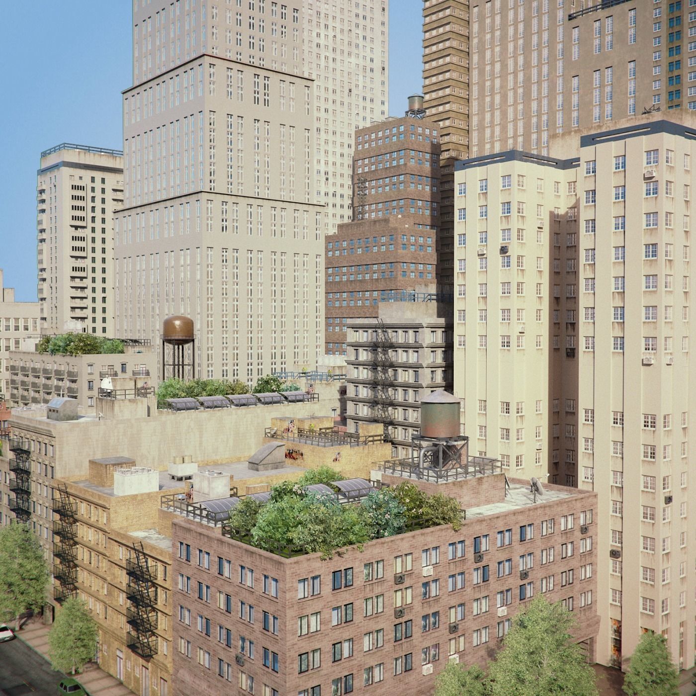City District C13-A11 3D model_6