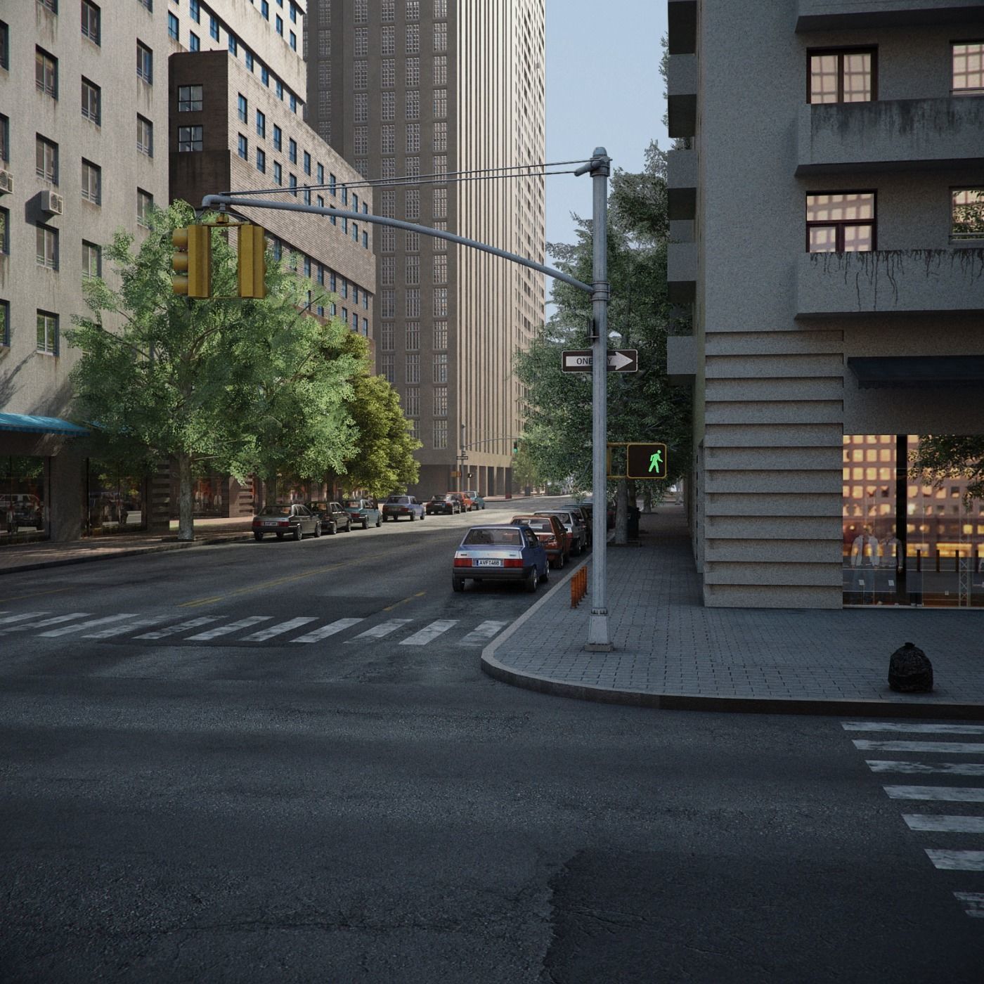 City District C13-A11 3D model_9