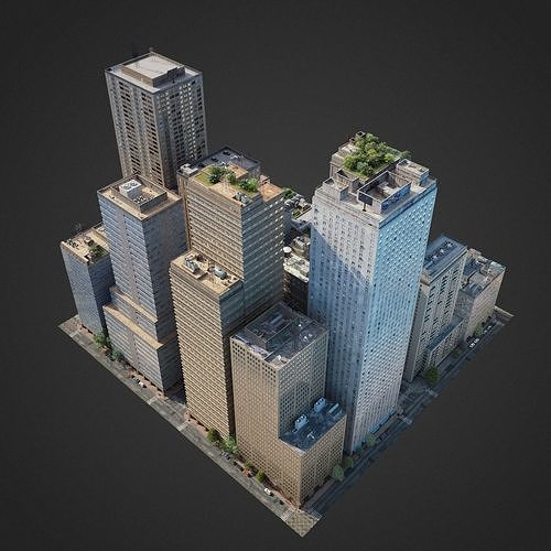 City District C13-A11 3D model 3