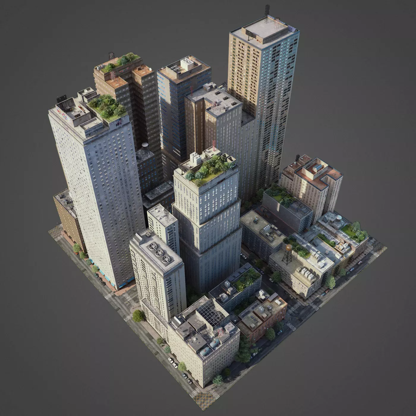 City District C13-A11 3D model_0