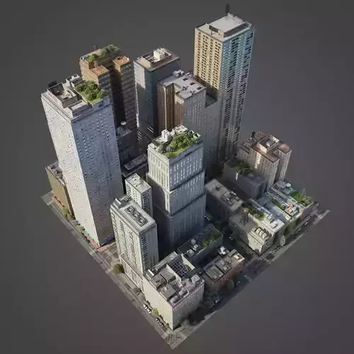 City District C13-A11 3D model