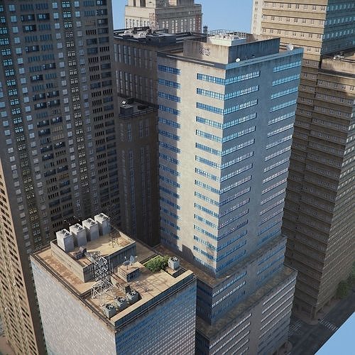 City District C13-A11 3D model 5