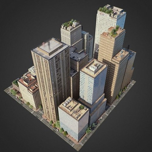 City District C13-A11 3D model 4