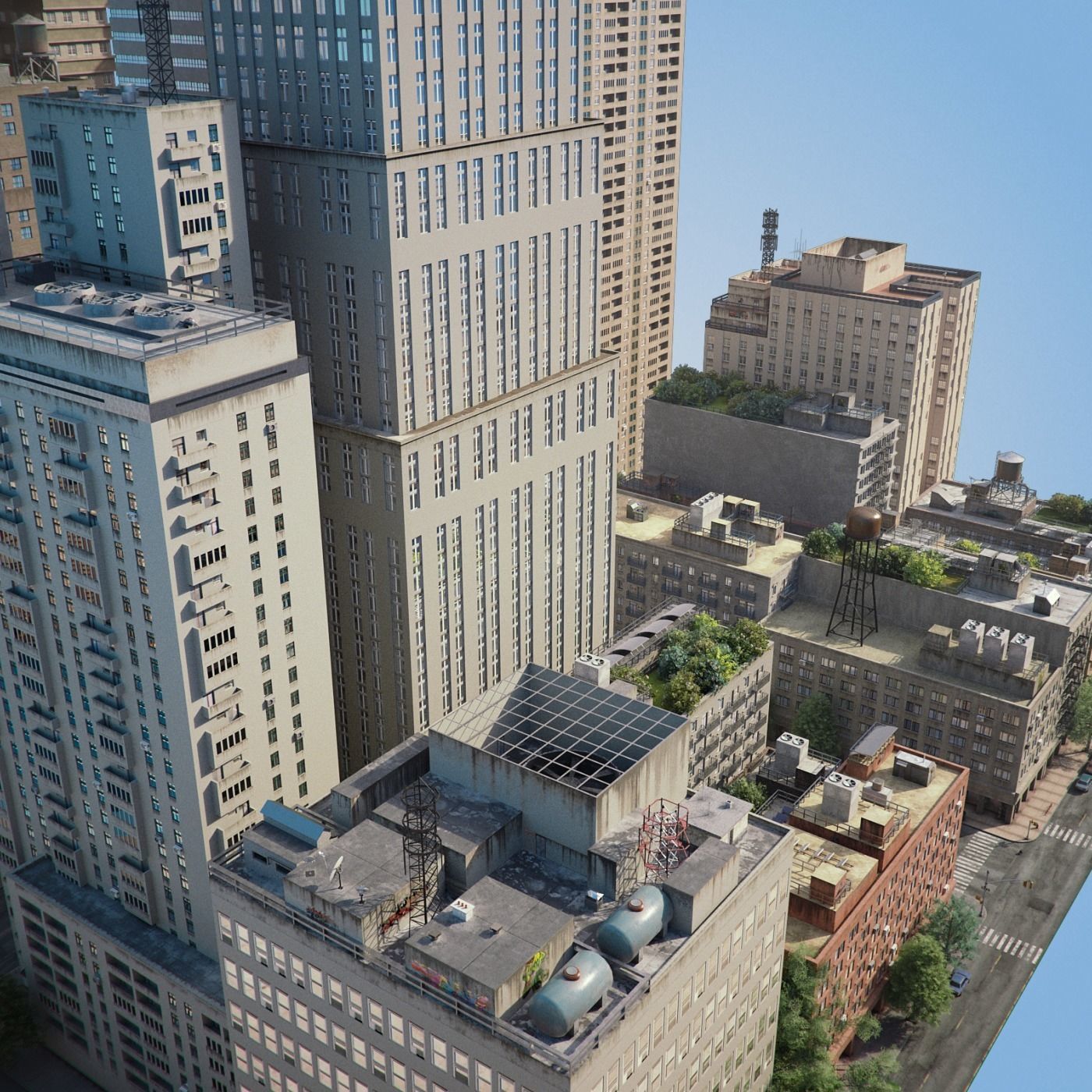 City District C13-A11 3D model_5