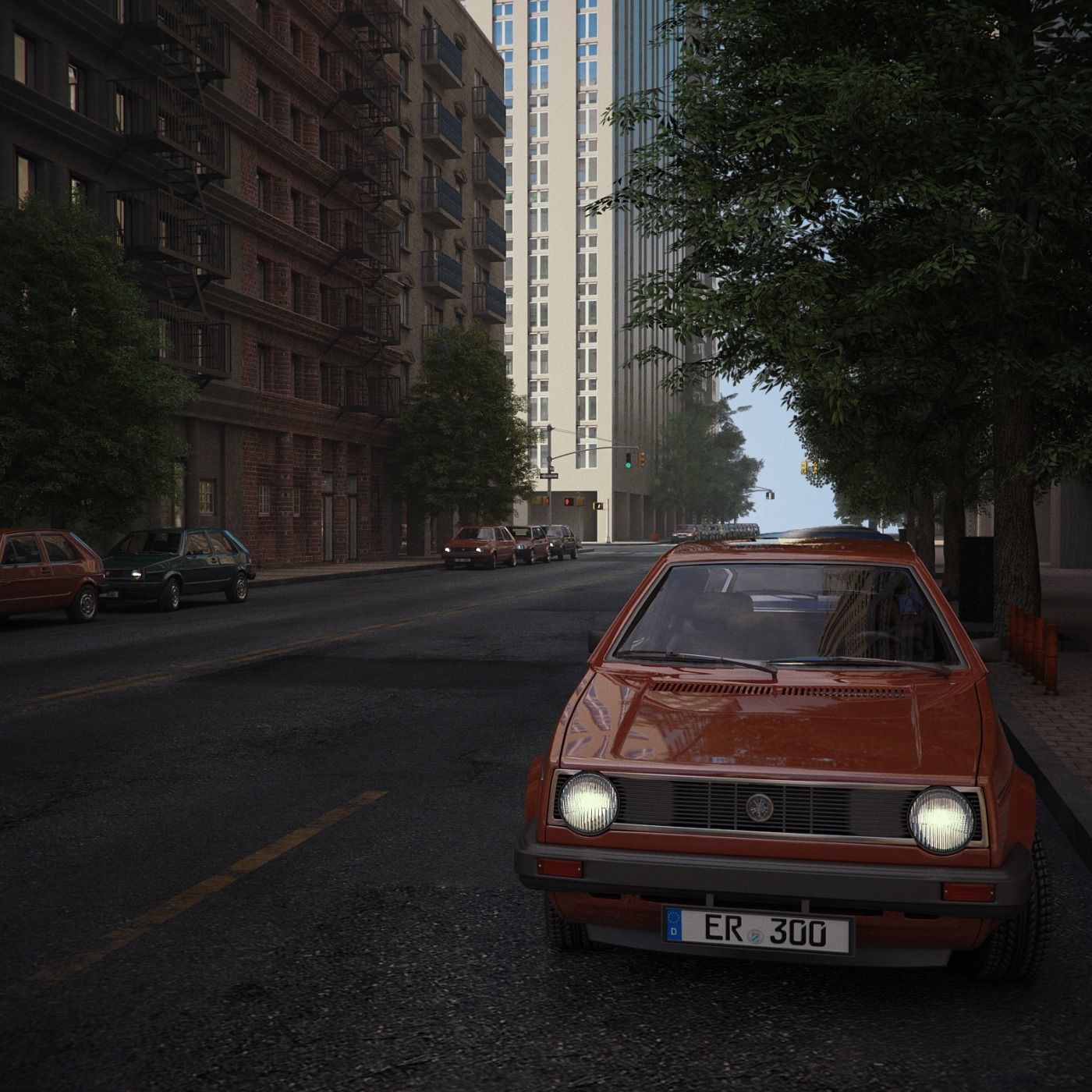 City District C13-A11 3D model_8