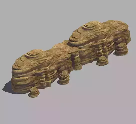 Stone - Large Weathered Stone 01