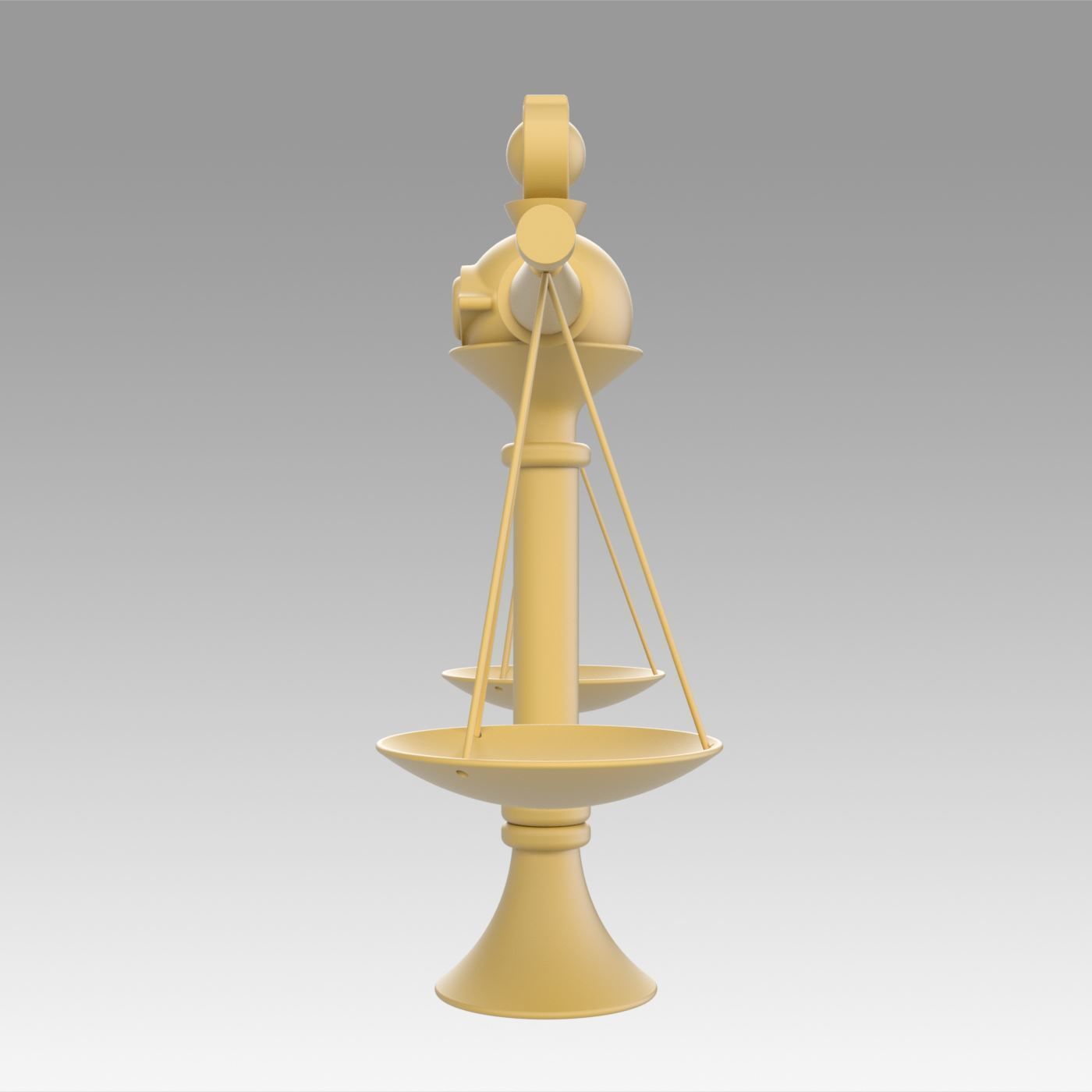 Yu Gi Oh Yugioh Duel Monsters Shadi Libra Cosplay Prop 3D print model_4