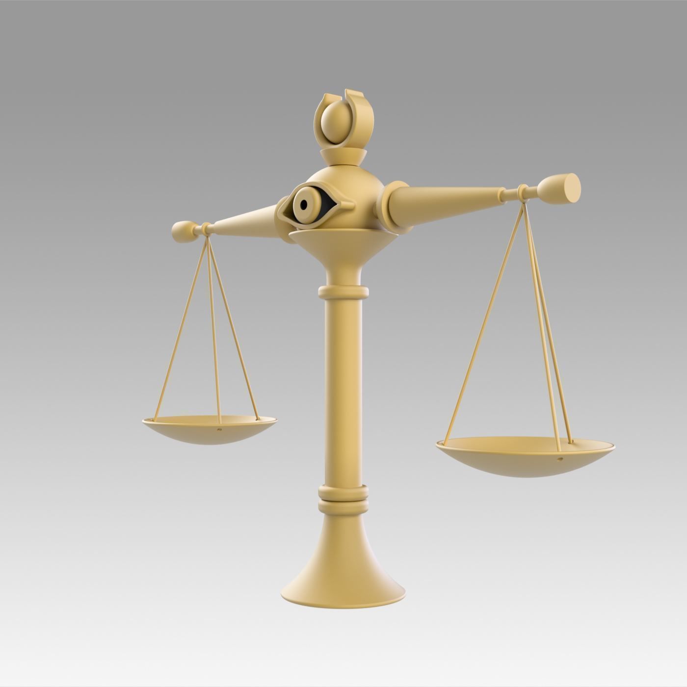 Yu Gi Oh Yugioh Duel Monsters Shadi Libra Cosplay Prop 3D print model_3