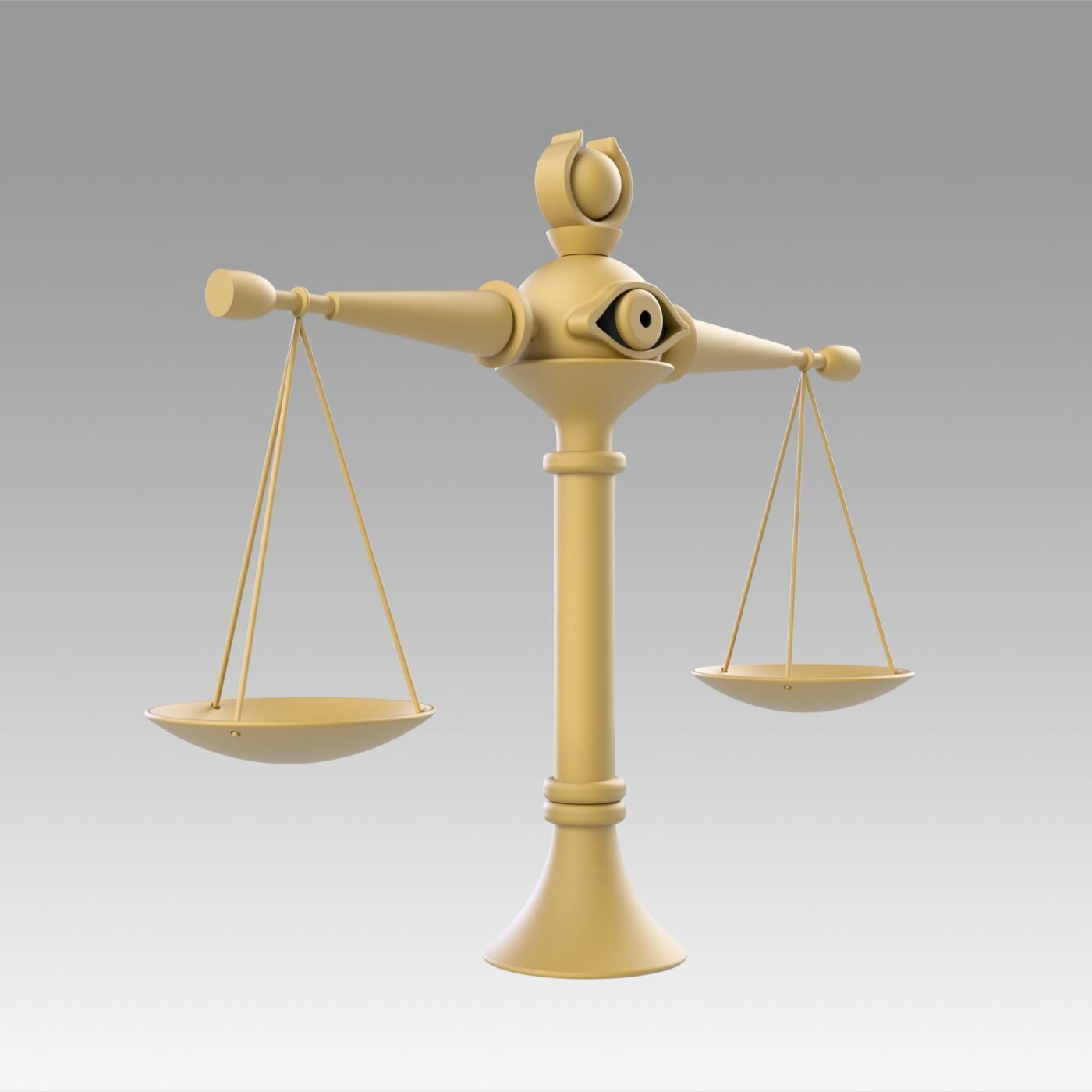 Yu Gi Oh Yugioh Duel Monsters Shadi Libra Cosplay Prop 3D print model_2