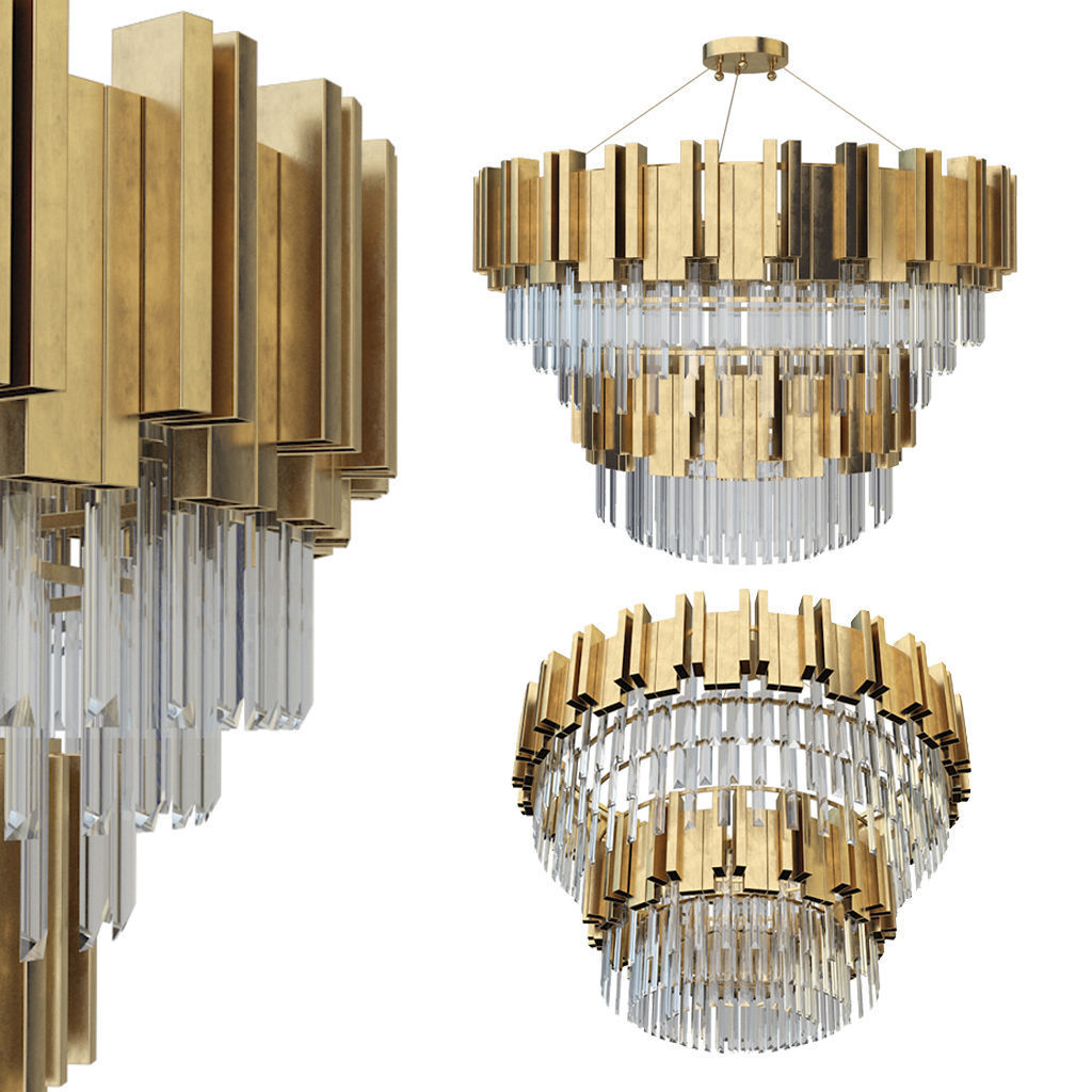 Chandelier Empire Double Suspension 3D model