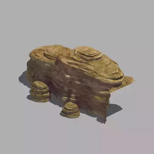 Stone - Large Weathered Stone 04