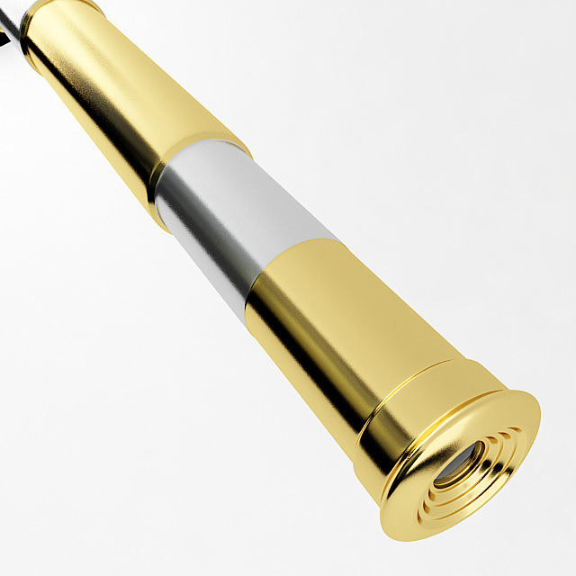 Pocket Telescope 3D model_1