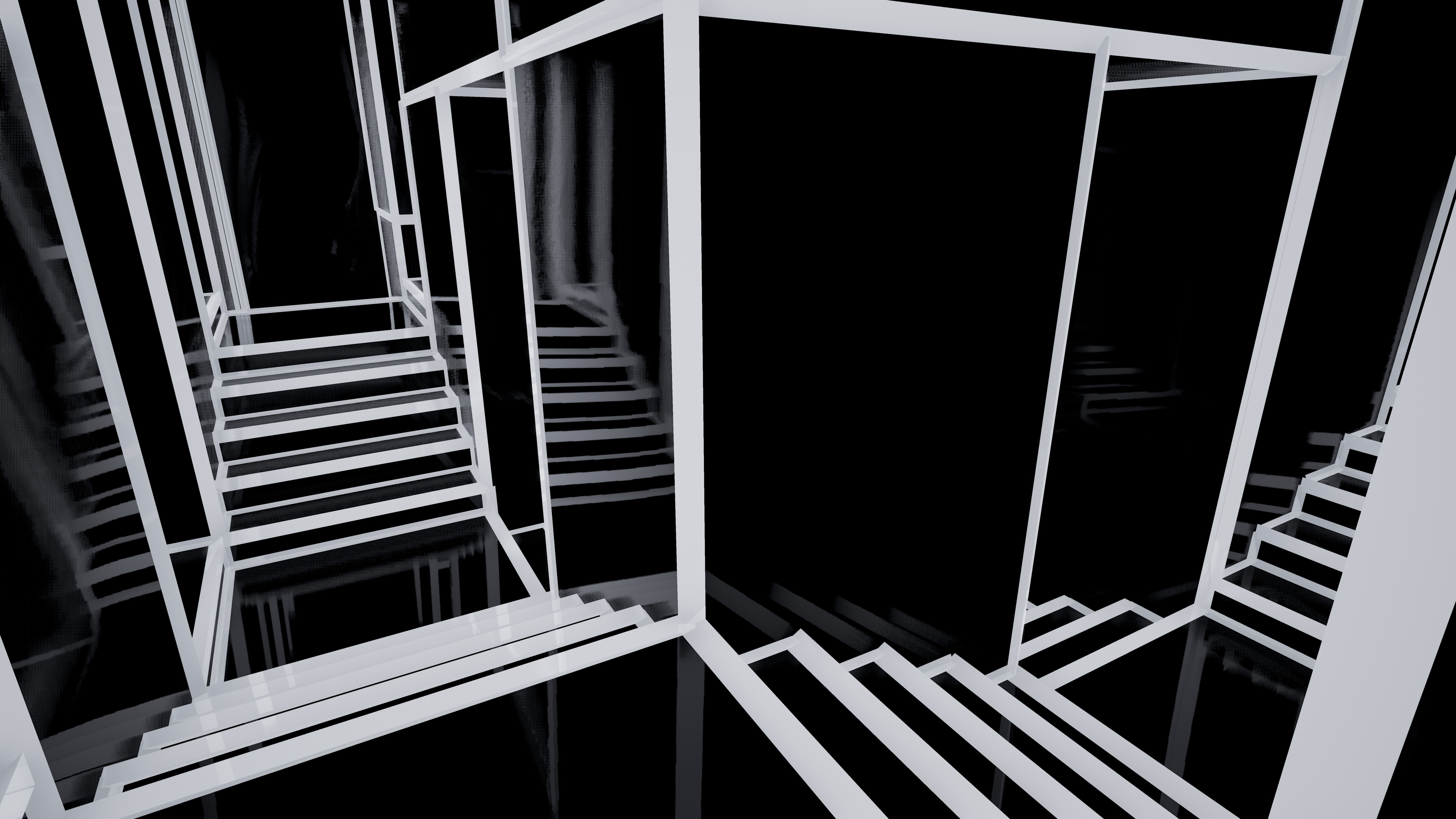 Minimalist Labyrinth Free low-poly 3D model_6